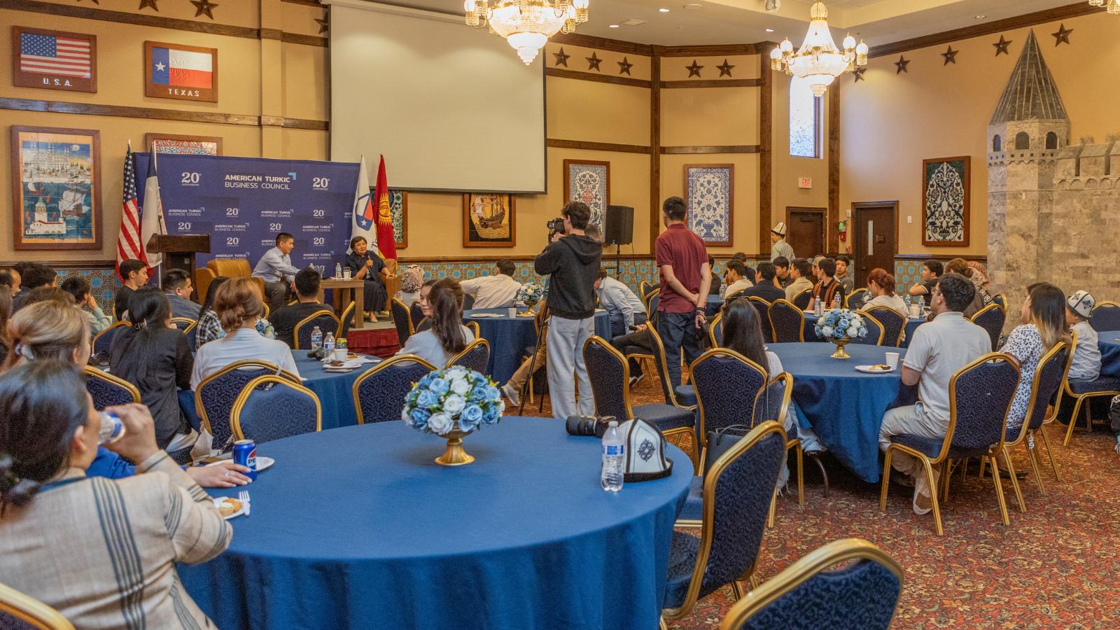 Cover Image for At Two Houston Gatherings, Former Kyrgyz Republic President Roza Otunbayeva Spoke About Two Different Central Asias